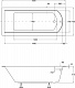 Besco Акриловая ванна Shea Slim 160x70 – картинка-10